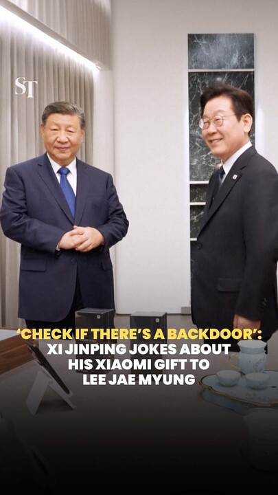 Xi Jinping, Lee Jae Myung joke about phone security during Apec gift exchange