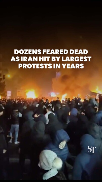 Dozens feared dead as Iran hit by largest protests in years
