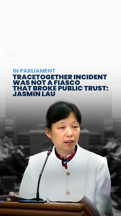 TraceTogether incident was not a fiasco that broke public trust: Jasmin Lau