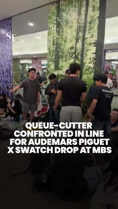 Queue drama at the Audemars Piguet x Swatch Royal Pop launch