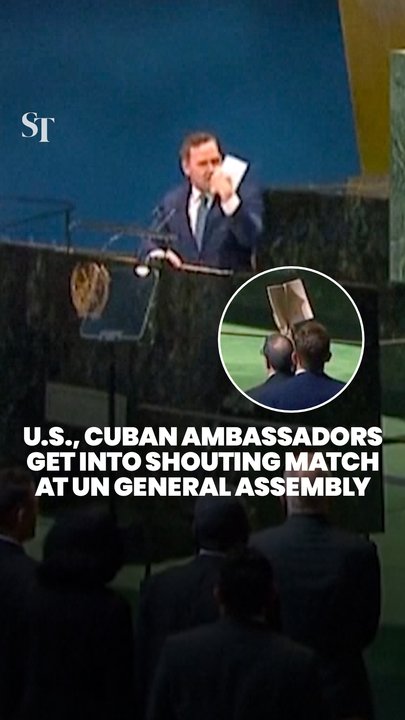 ‘You’re lying’: US, Cuban officials clash at UN General Assembly