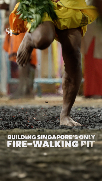 Building Singapore’s only fire-walking pit