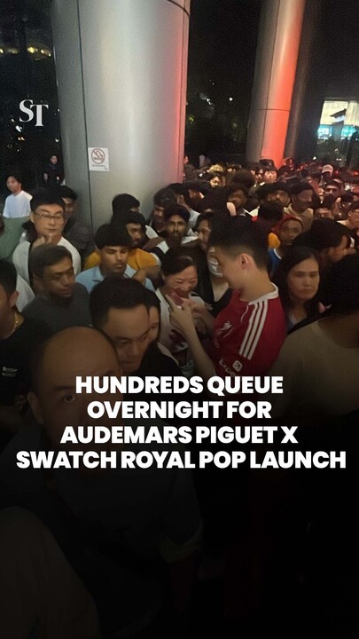 All sold out in 2 hours for Audemars Piguet x Swatch Royal Pop collection in Singapore