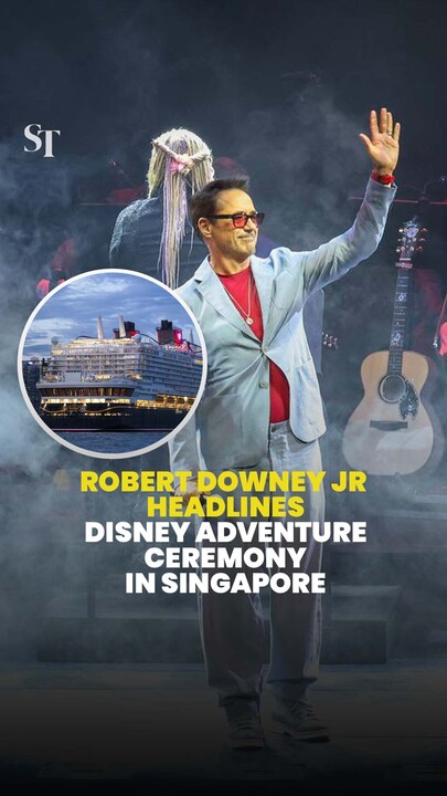 Robert Downey Jr headlines Disney Adventure ceremony in Singapore