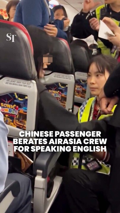 'Why is he speaking to me in English?’: Chinese woman kicked off AirAsia flight after row with crew