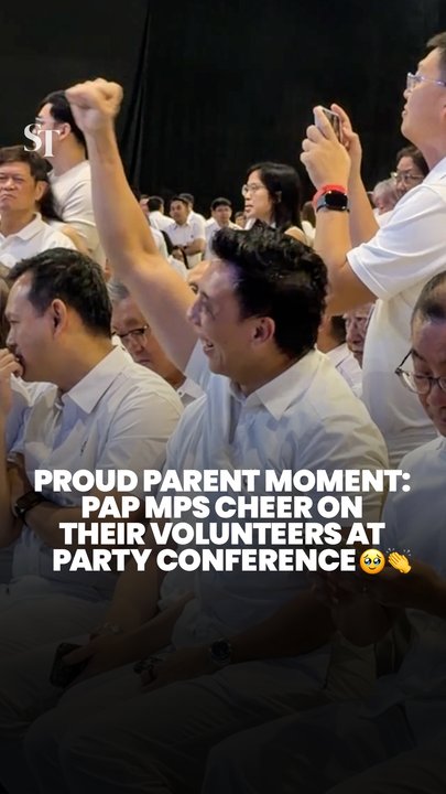 Proud parent moment: PAP MPs cheer on their volunteers at party conference 🥹👏