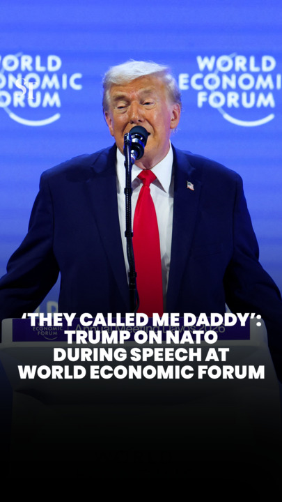 ‘They called me daddy’: Trump on NATO during speech at World Economic Forum