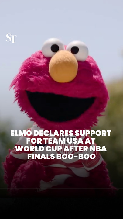 Elmo declares support for Team USA at World Cup after NBA Finals boo-boo