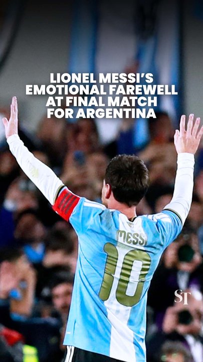 Lionel Messi retires from international football after final match for Argentina
