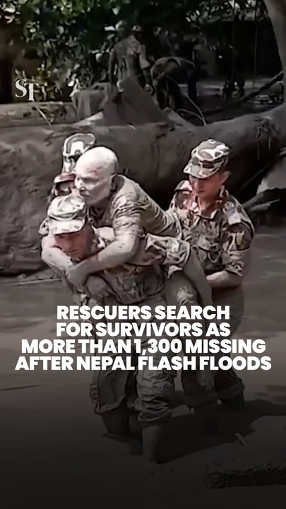 Search for 1,300 missing after deadly Nepal-Tibet floods