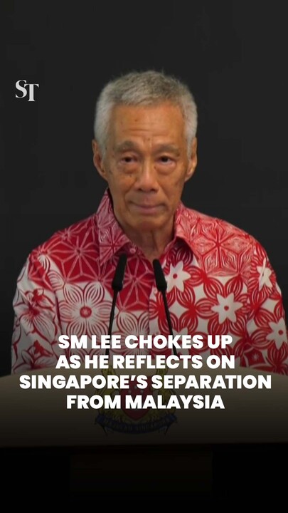 SM Lee chokes up as he reflects on Singapore’s separation from Malaysia