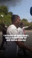 'Eu me levantei e correu': Sole sobrevivente da Air India Crash