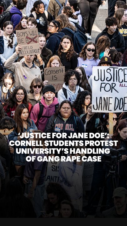 Students protest Cornell University’s handling of gang rape investigation