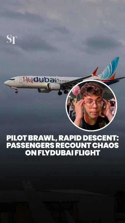 Passengers on board flydubai flight recount how the terrifying event unfolded