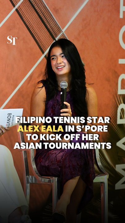 Philippines' tennis trailblazer Alex Eala swings into Singapore