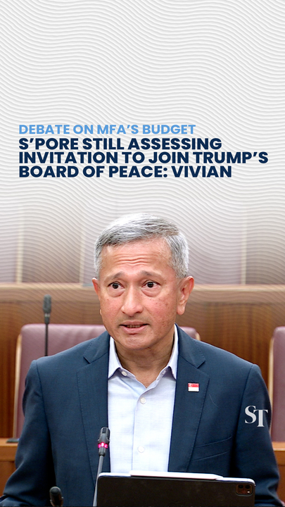 Singapore still assessing invitation to join Trump’s Board of Peace