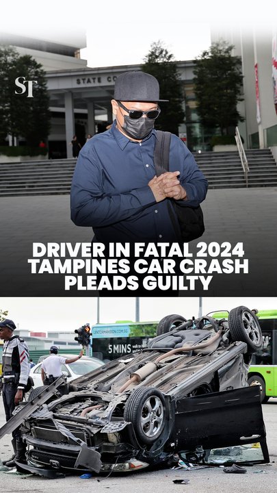 Driver in fatal 2024 Tampines car crash pleads guilty