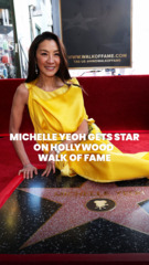 Michelle Yeoh gets star on Hollywood Walk of Fame