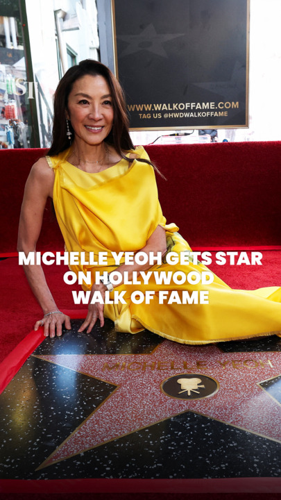 Michelle Yeoh gets star on Hollywood Walk of Fame
