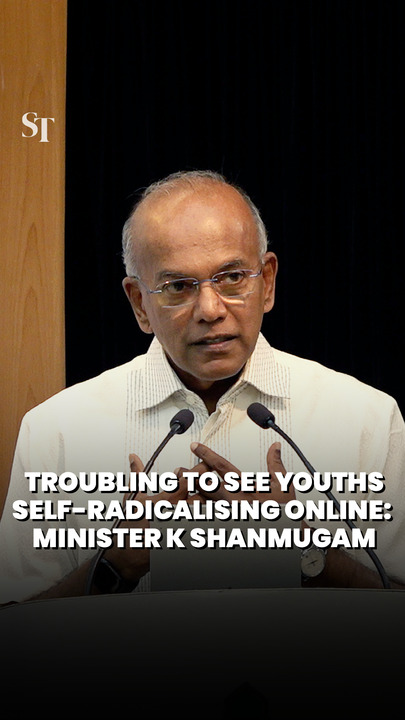 Troubling to see youths self-radicalising online: Minister K Shanmugam