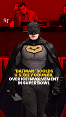 'Batman' scolds US city council over ICE involvement in Super Bowl