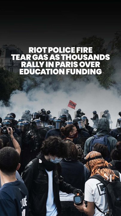Thousands on streets as school protests sweep across France