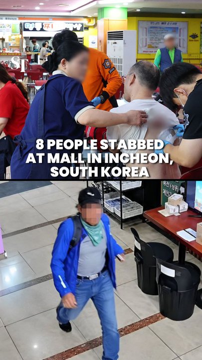 8 people stabbed in South Korea mall attack