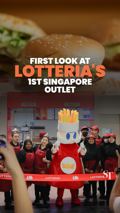 First look at Lotteria's first Singapore outlet