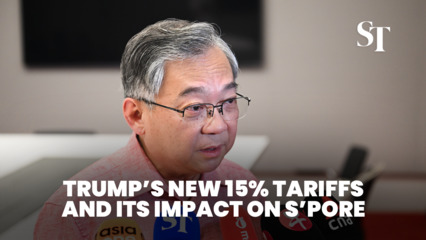 Gan Kim Yong on the impact of Trump’s potential new 15% tariffs on Singapore 
