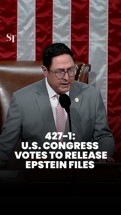 US House passes measure to force release of Epstein files in 427-1 vote