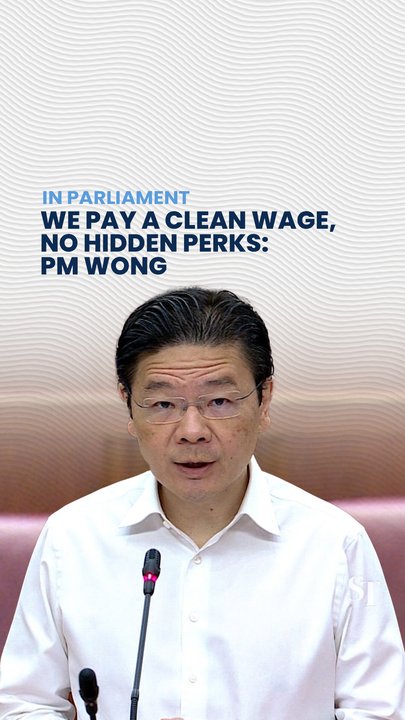 We pay a clean wage, no hidden perks: PM Wong