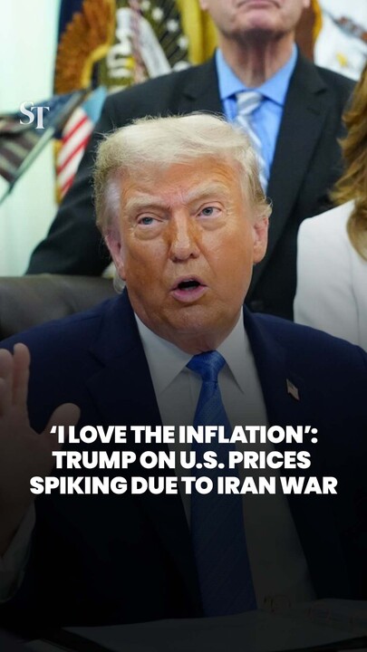 Trump says he ‘loves the inflation’ as US prices rise in the wake of the Iran war
