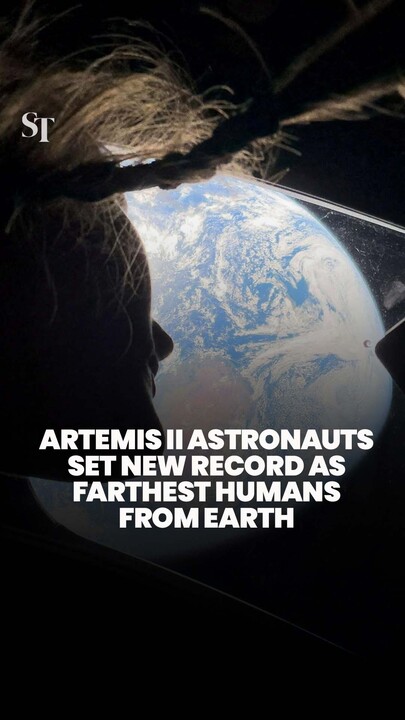 Artemis II astronauts break record for travelling farthest distance from Earth