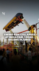 Swing ride collapses at India fair, 1 dead, dozens injured