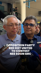 O People's Power Party não vai contestar em Nee Soon GRC, deixa o Red Dot United para ter uma luta limpa