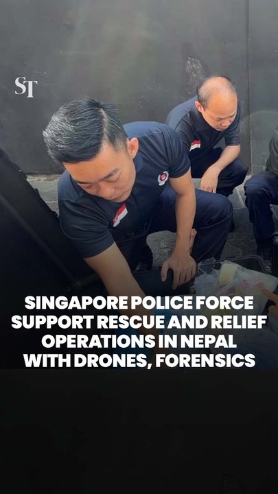 Rescue and relief operations continue in Nepal, Singapore team supporting with technology