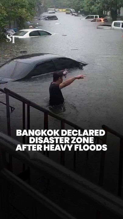 Thai capital Bangkok hit by days of heavy rain and floods