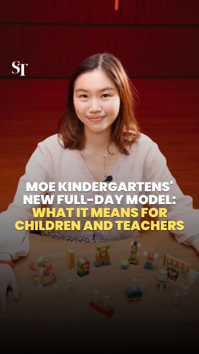 MOE Kindergartens’ new full-day model: What it means for children and teachers