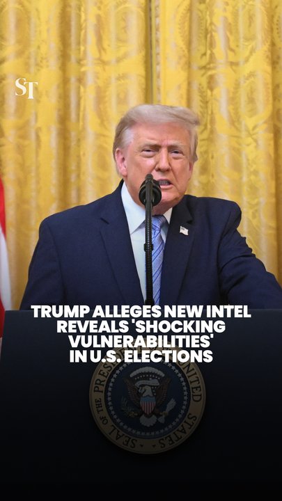 Trump alleges ‘shocking vulnerabilities’ in election system revealed by declassified documents
