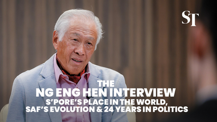 A entrevista de Ng Eng Hen: Casa de Cingapura no mundo, evolução da SAF e 24 anos na política