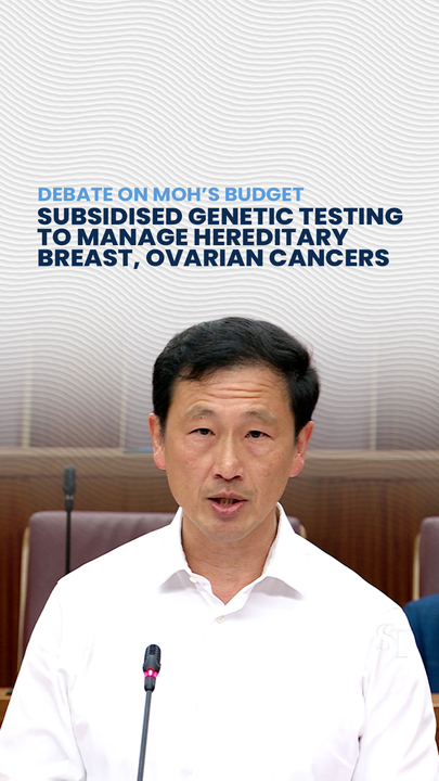 Singapore to have subsidised genetic testing to manage hereditary breast, ovarian cancers