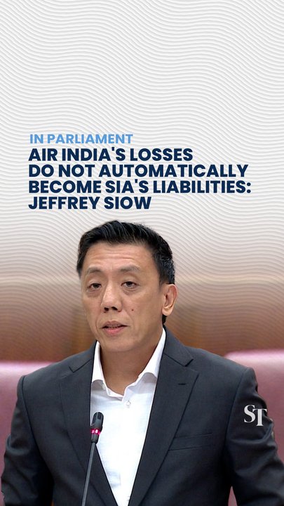 Air India's losses do not automatically become SIA's liabilities: Jeffrey Siow