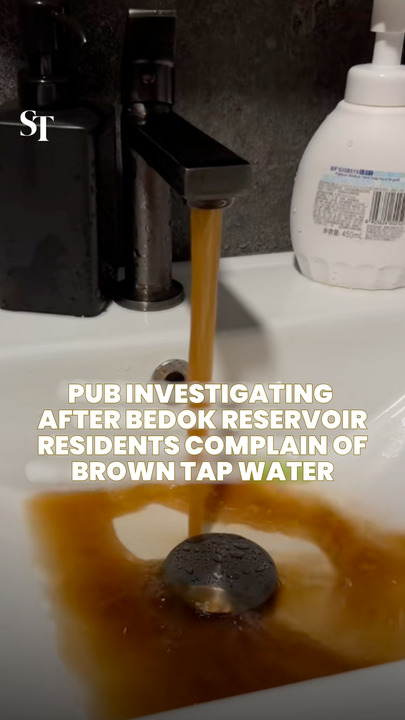 PUB investigating after some Bedok Reservoir residents report brown tap water 