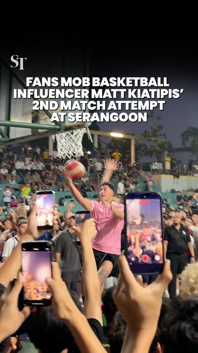 Fans mob basketball influencer’s ‘pop-up’ event in a Singapore public housing estate