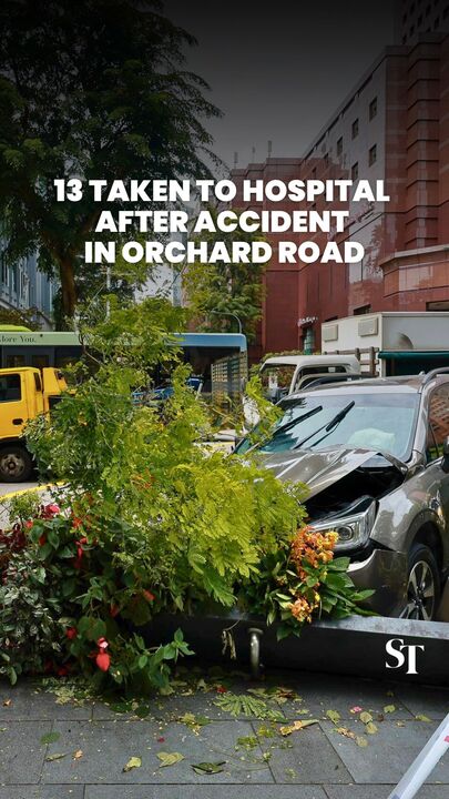 13 taken to hospital after accident in Orchard Road