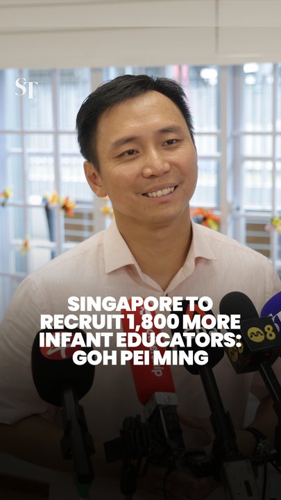 S’pore to hire 1,800 more infant care educators