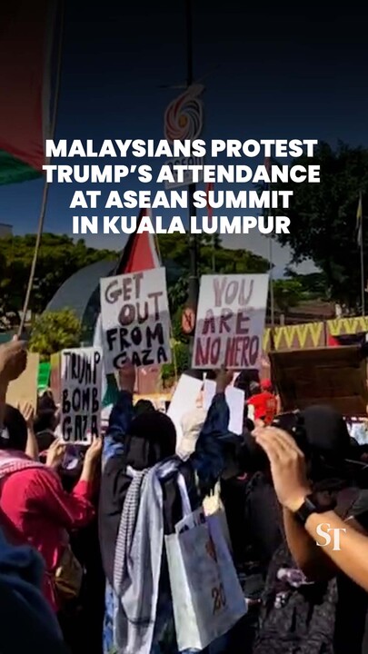 ‘Trump, go home’: Malaysians protest Trump’s attendance at Asean Summit in KL