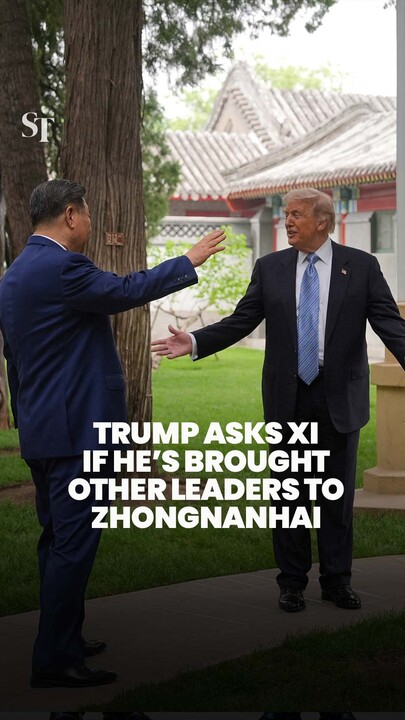 Trump asks Xi if he’s brought other leaders to Zhongnanhai