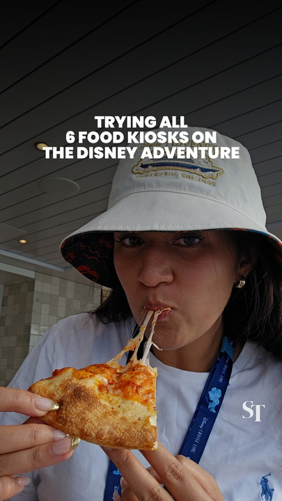 Trying all 6 food kiosks on the Disney Adventure cruise ship