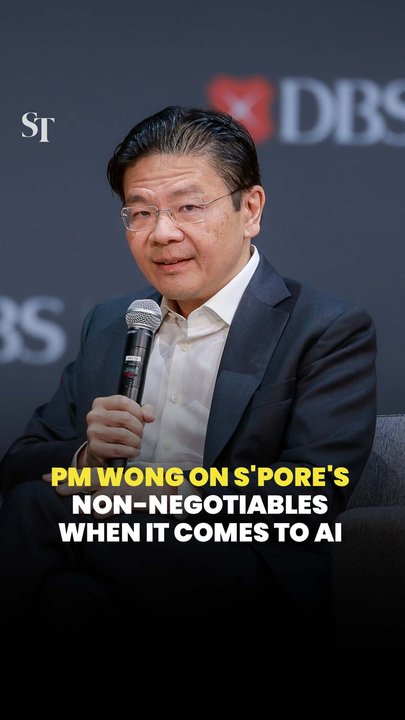 PM Wong on Singapore’s non-negotiables when it comes to AI.